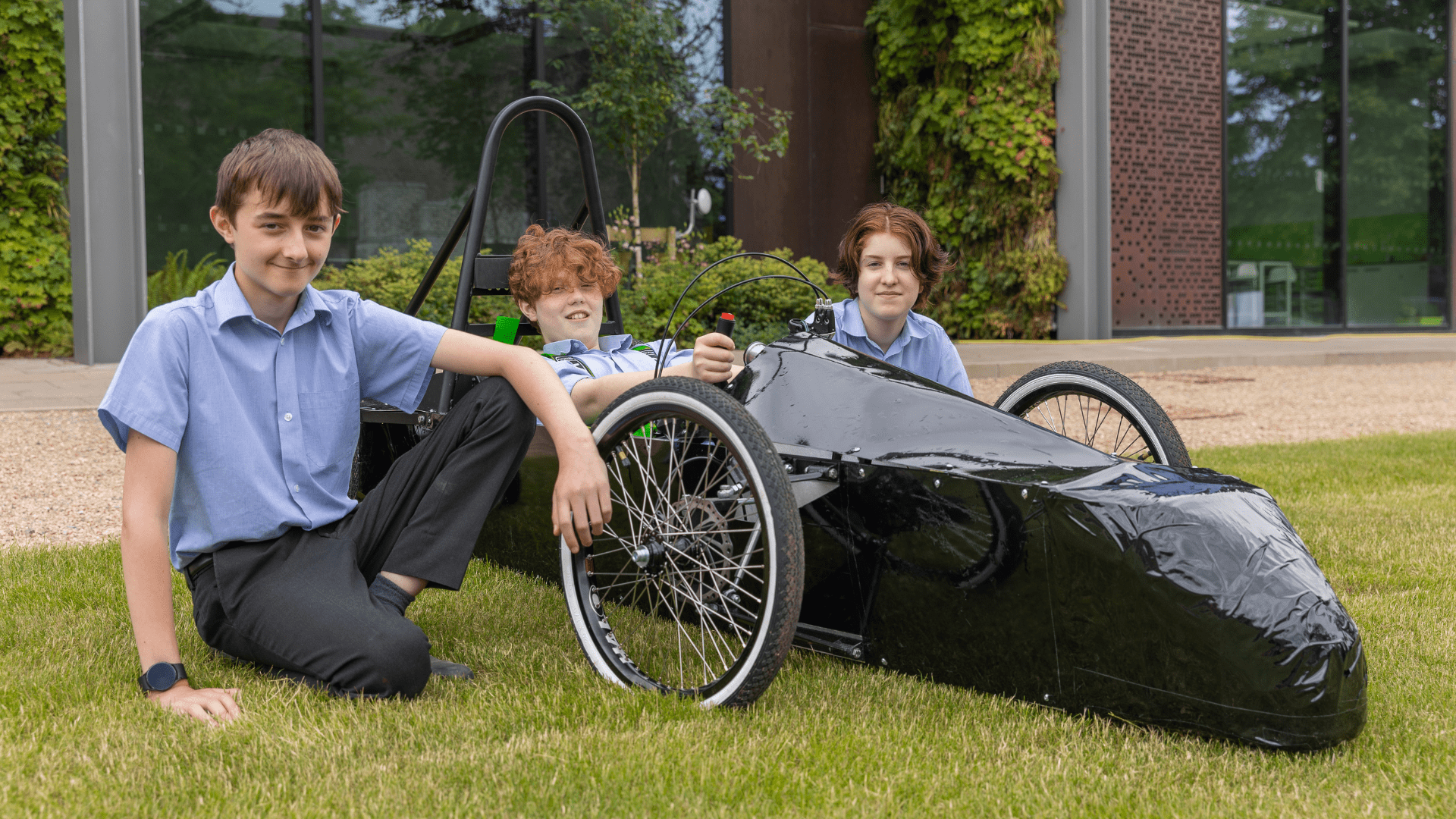 The F24 Greenpower Electric Car Team Took Part In Their First Race At 