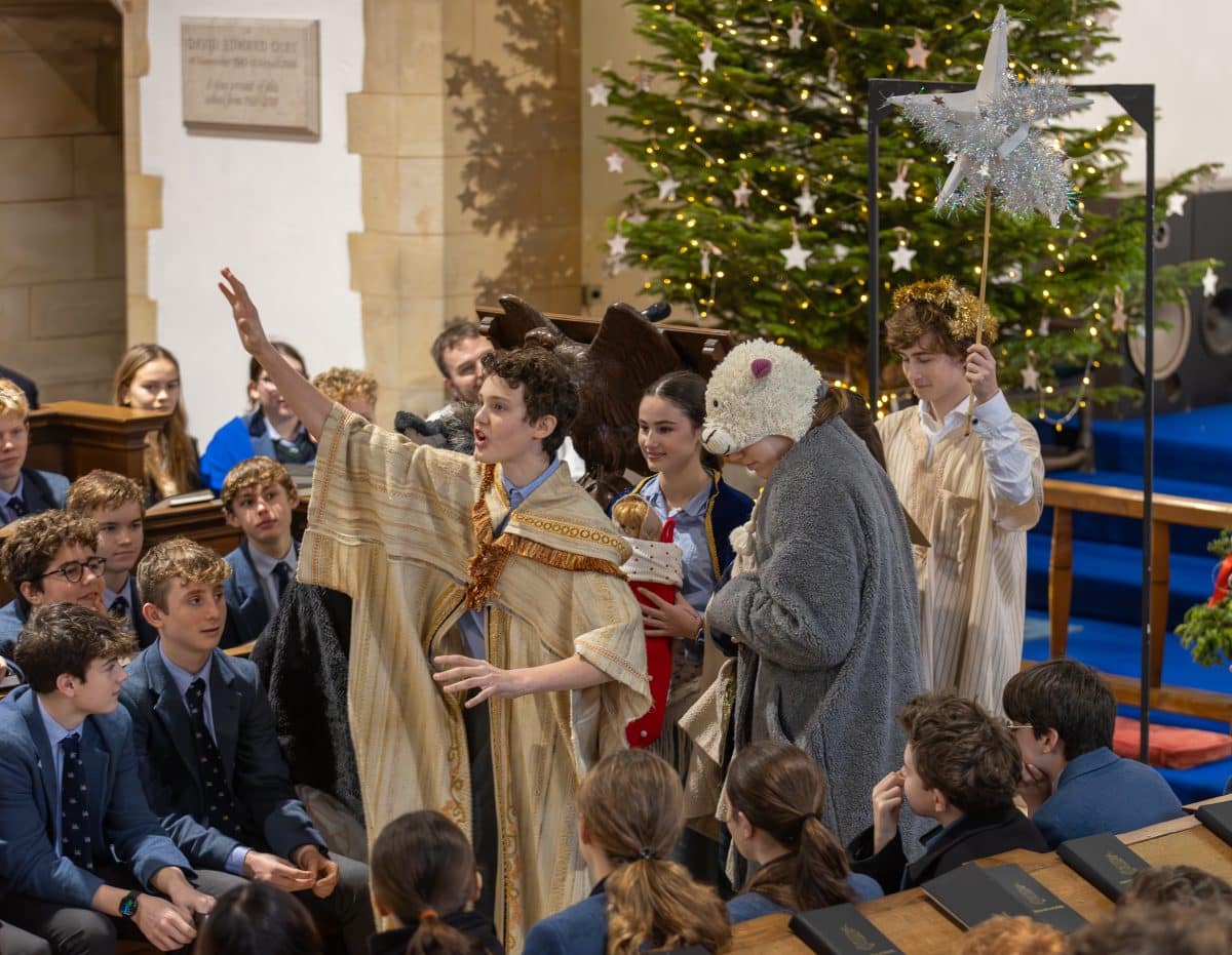 Prep and Senior pupils enjoyed a festive Nativity Service - Gresham's ...