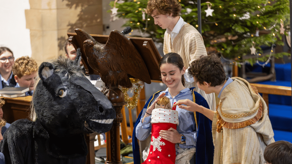 Prep and Senior pupils enjoyed a festive Nativity Service - Gresham's ...