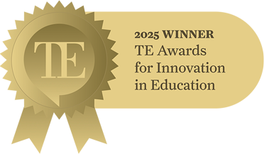 Winner. TE awards for innovation in education