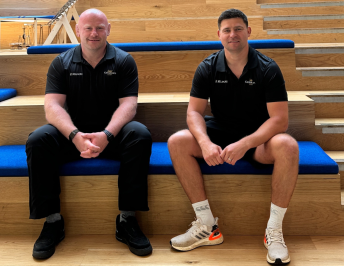 Ben Youngs and Dan Cole Gresham's Rugby Masterclass sessions